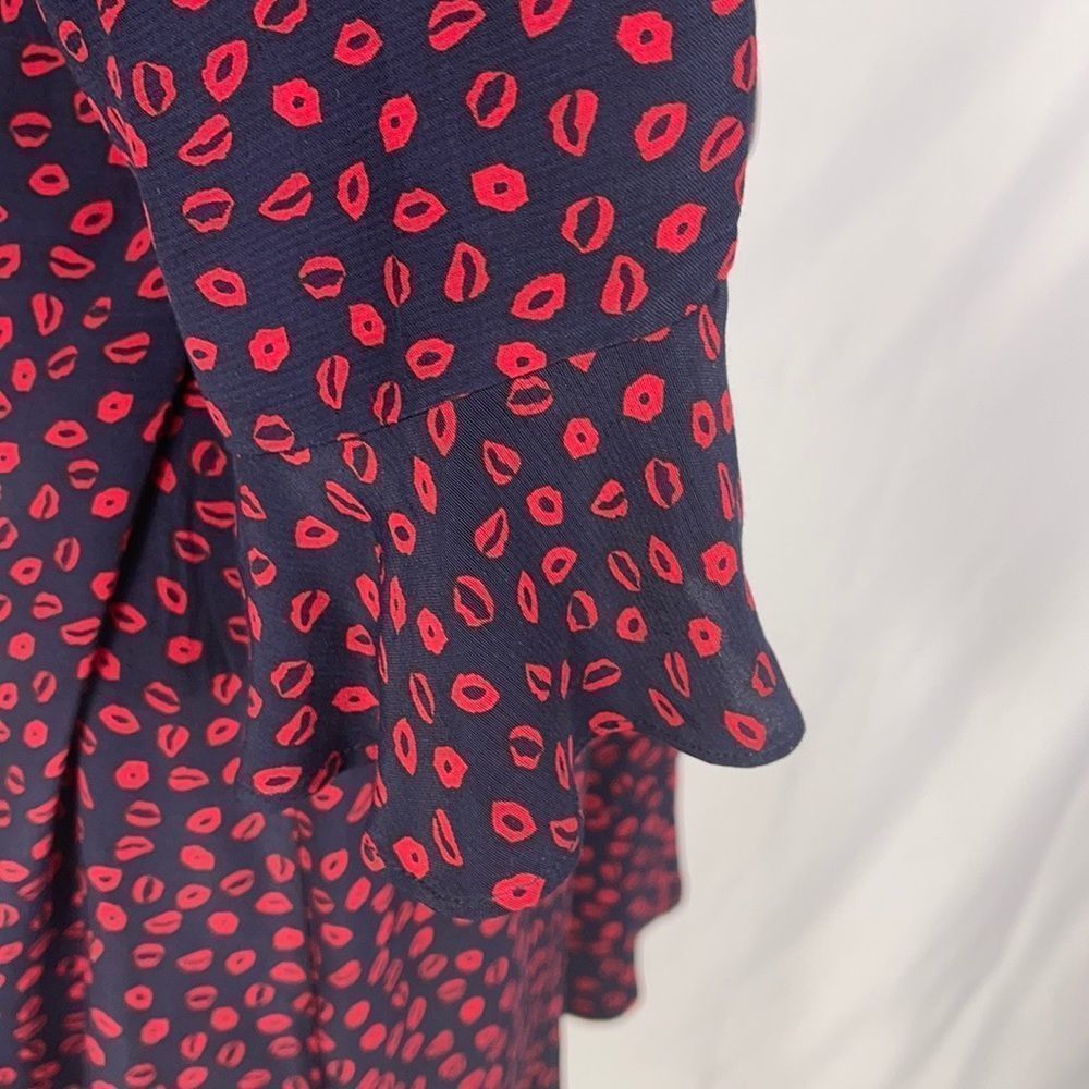 TOPSHOP LIP PRINT MINI DRESS - Picture 11 of 14